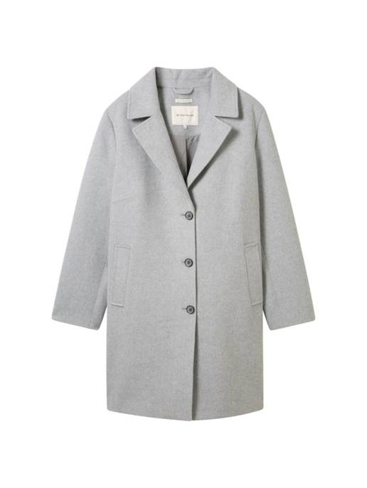 Tom Tailor PLUS Plus - Langer Mantel mit recycelter Wolle Vierteljährliche Förderung
