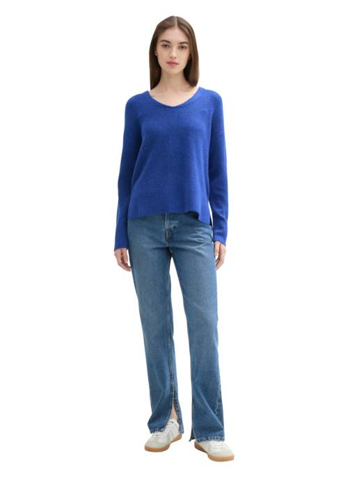 DENIM Tom Tailor cozy v-neck pullover Kostenloser Versand international
