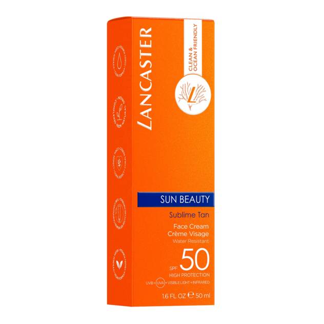 LANCASTER "Sun Beauty Face" Cream SPF50 50 ml Outlet