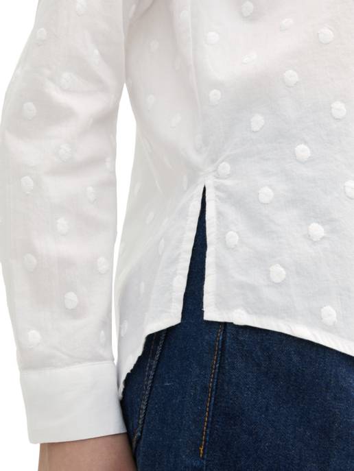 DENIM Tom Tailor dot structure blouse Riesige Rabatte
