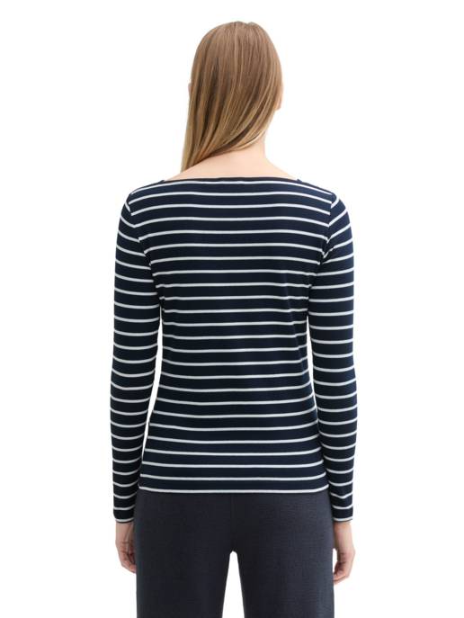 TOM TAILOR T-shirt striped 50% Rabatt mit kostenlosem Versand