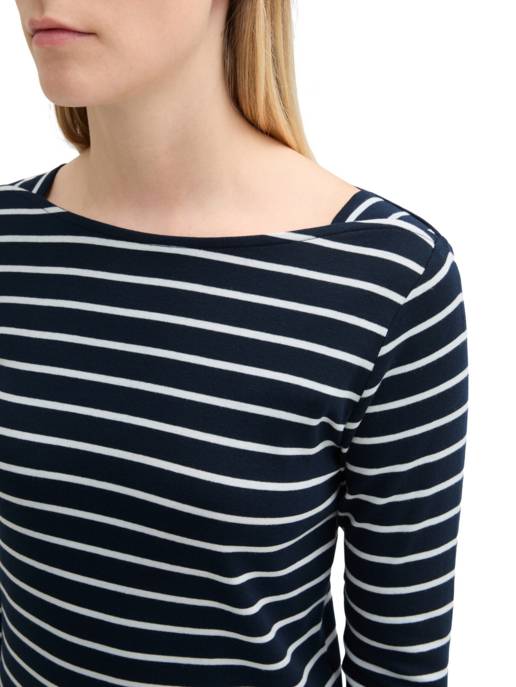 TOM TAILOR T-shirt striped 50% Rabatt mit kostenlosem Versand