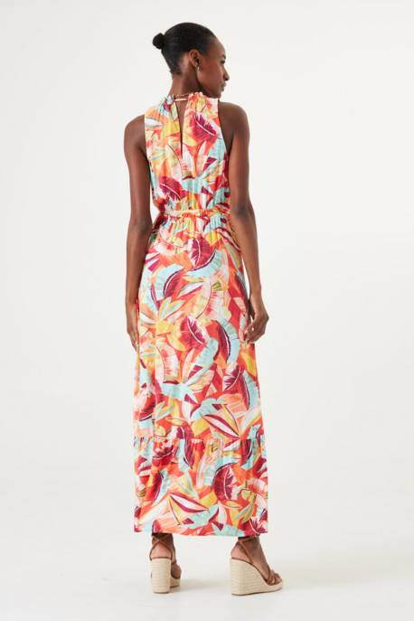 GARCIA Maxikleid mit floralem Muster zollfrei