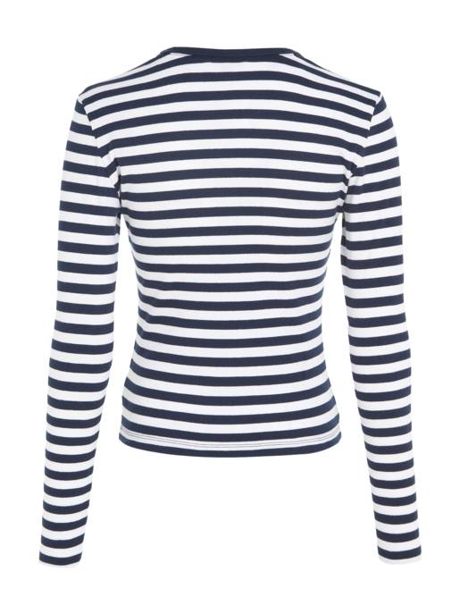 TOMMY JEANS Langarmshirt "Rib Stripe" Blitzverkäufe