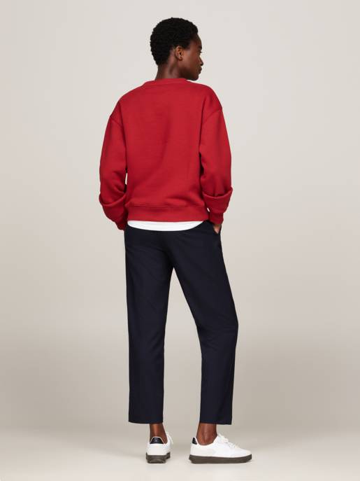 Tommy Hilfiger Sweatshirt mit Rundhalsausschnitt Saisonschlussverkauf