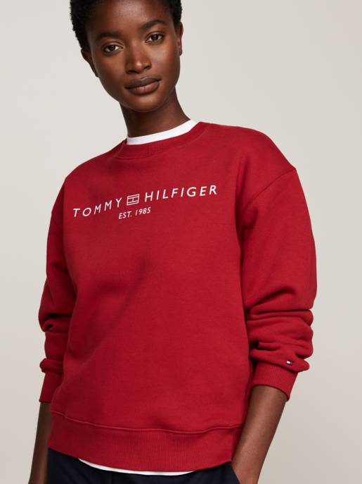 Tommy Hilfiger Sweatshirt mit Rundhalsausschnitt Saisonschlussverkauf