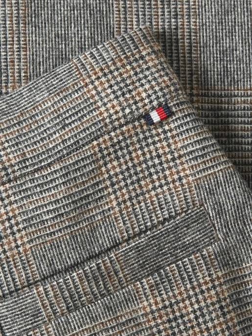 Tommy Hilfiger Wollmix Karomuster Minirock Heißer Verkauf
