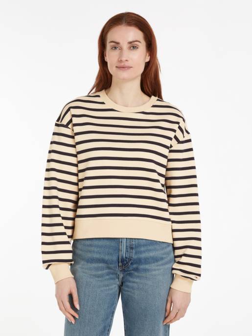 Tommy Hilfiger Langarm Sweatshirt mit Rundhals Zeitlich begrenztes Angebot