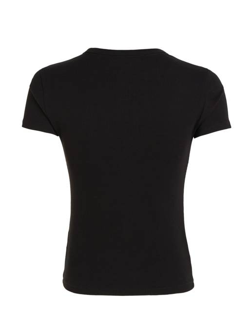 TOMMY JEANS TJW Slim Essential Rib SS EXT Große Rabatte