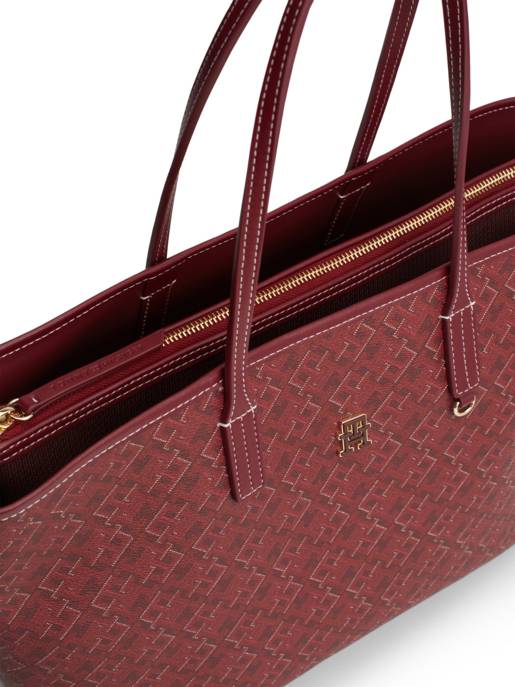 Tommy Hilfiger Leder-Shopper "Monoplay" Begrenzt auf 3 Tage