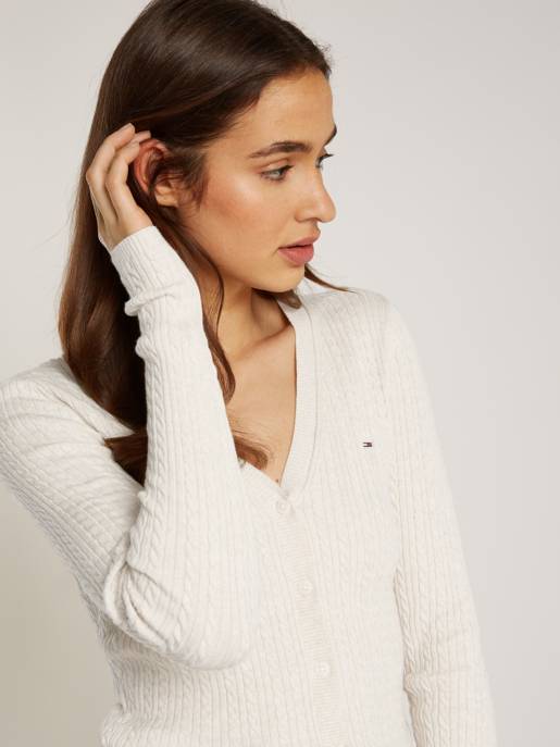 TOMMY JEANS TJW CABLE ESSENTIAL CARDIGAN Fabrikverkauf