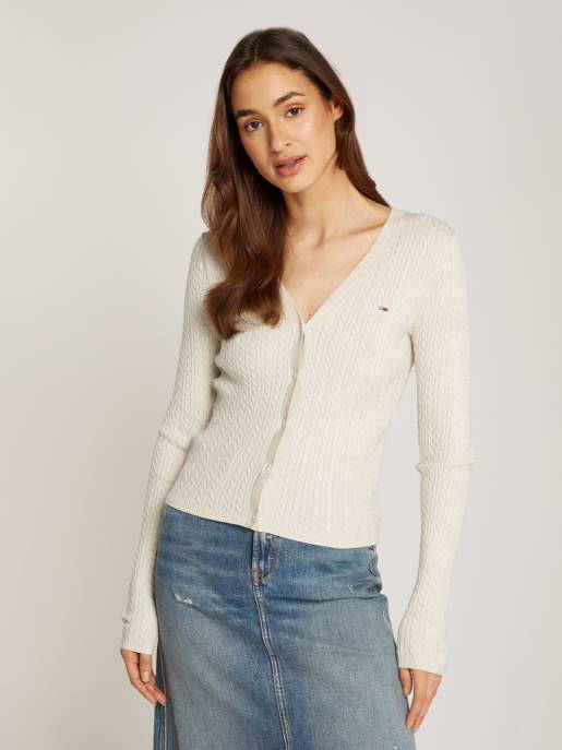 TOMMY JEANS TJW CABLE ESSENTIAL CARDIGAN Fabrikverkauf