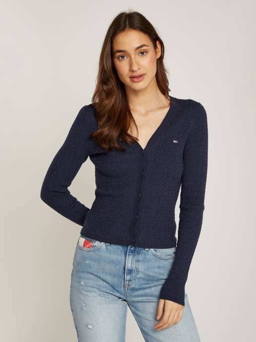 TOMMY JEANS TJW CABLE ESSENTIAL CARDIGAN Meist gekauft