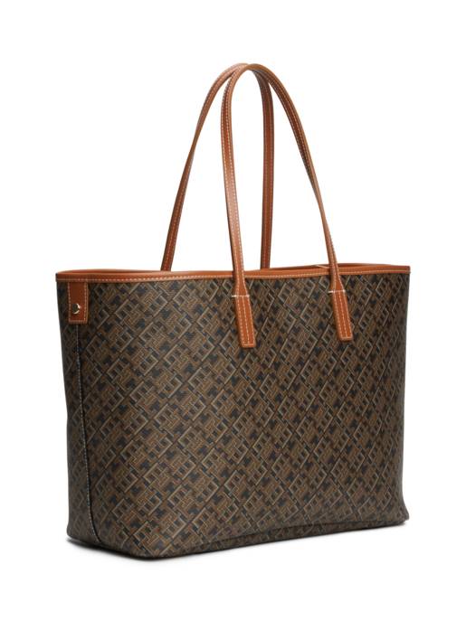 Tommy Hilfiger Leder-Shopper "Monoplay" Günstig kaufen
