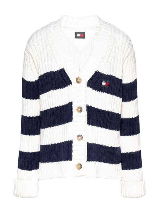 TOMMY JEANS TJW RWB BACK FLAG CARDIGAN EXT Großer Ausverkauf