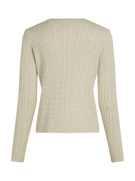 TOMMY JEANS TJW CABLE ESSENTIAL SWEATER Flash Sale