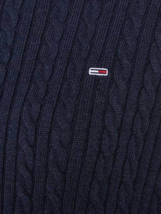 TOMMY JEANS TJW CABLE ESSENTIAL SWEATER Online Shopping