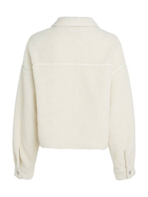 TOMMY JEANS TJW TEDDY BADGE OVERSHIRT EXT Preisnachlass