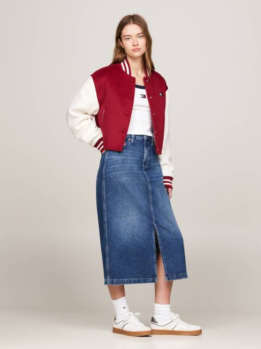 TOMMY JEANS CLAIRE MIDI SKIRT DH6031 Cyber Monday