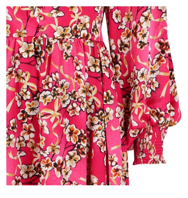 HUGO Maxikleid mit Blumenprint Vierteljährliche Förderung