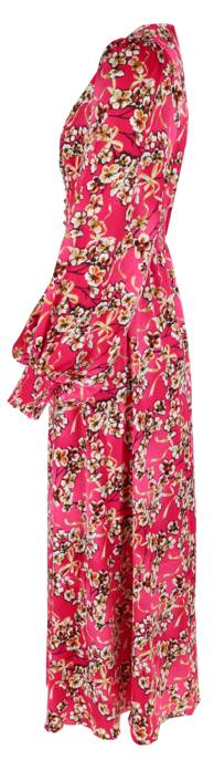 HUGO Maxikleid mit Blumenprint Vierteljährliche Förderung