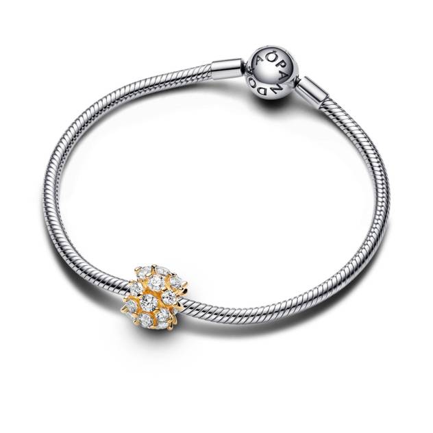 PANDORA Funkelndes Rundes Charm Top Angebot