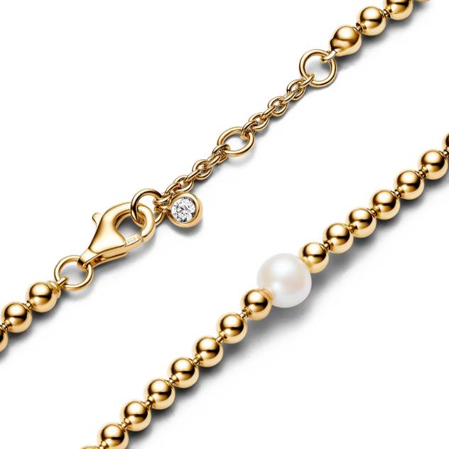 PANDORA Behandelte Süßwasserzuchtperle & Kugeln Armband Kauf eins, bekomm eins gratis