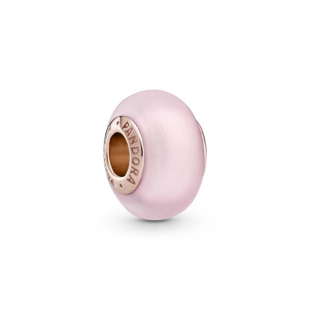 PANDORA Mattes Rosafarbenes Murano-Glas Charm Letzte 3 Tage
