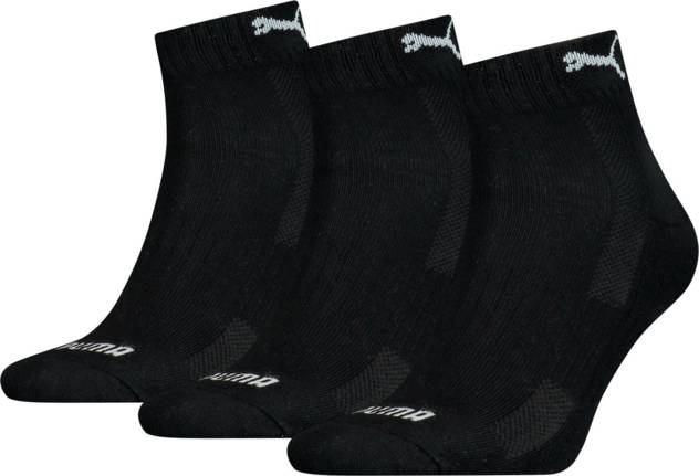 PUMA Unisex Quarter Socken, 3 Paar