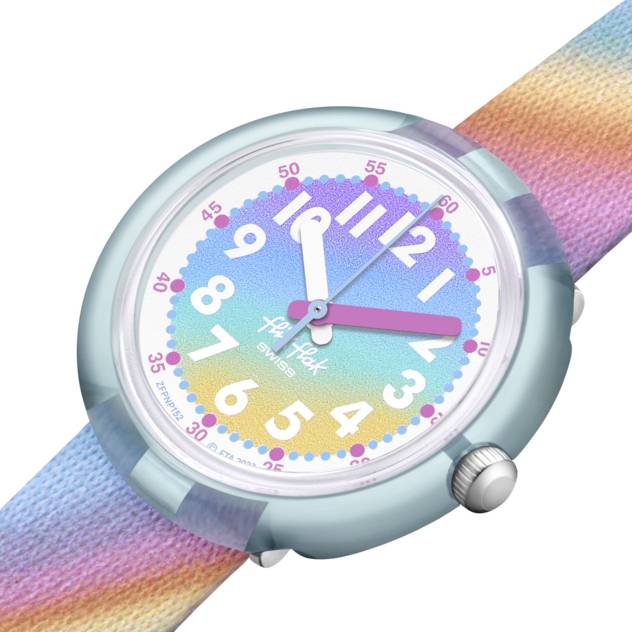 Flik Flak Uhr "Liquid Rainbow" Super Sparpreis