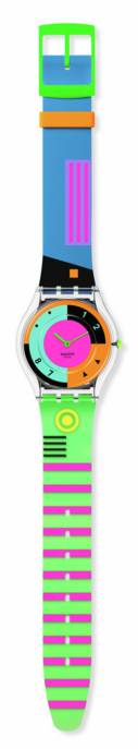 Swatch Uhr "Neon Hot Racer" Kostenlose Rückgabe