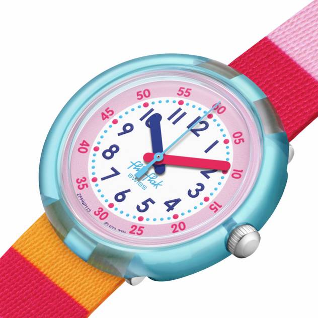 Flik Flak Uhr "Stripy Pink" Neueste Stile