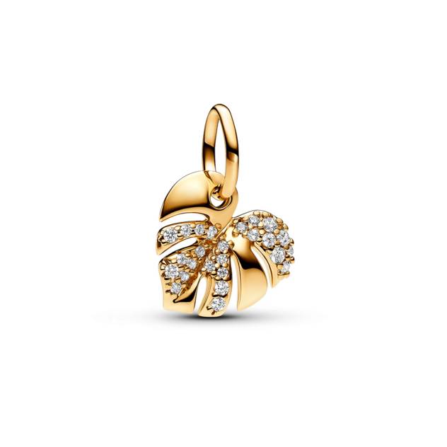 PANDORA Funkelndes Monstera Blatt Charm-Anhänger Speichern exportieren