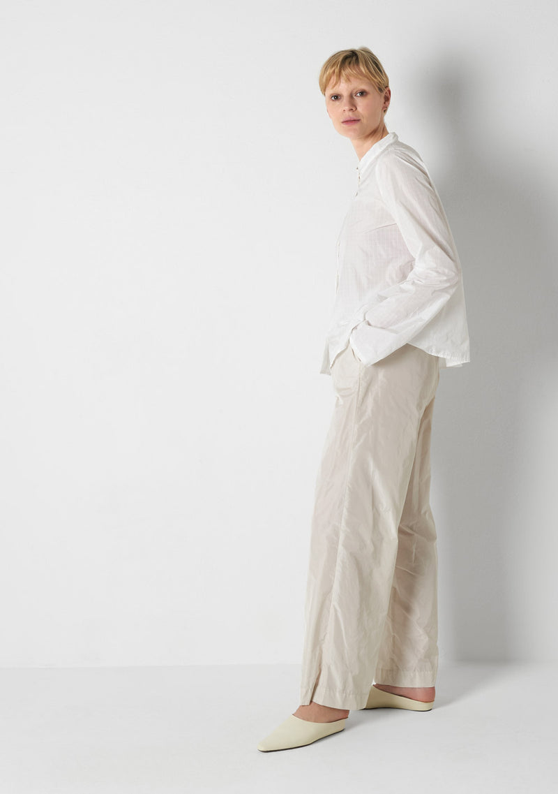 Katharina Hovman Japanbluse RIBSTOP, white Muttertagsangebot