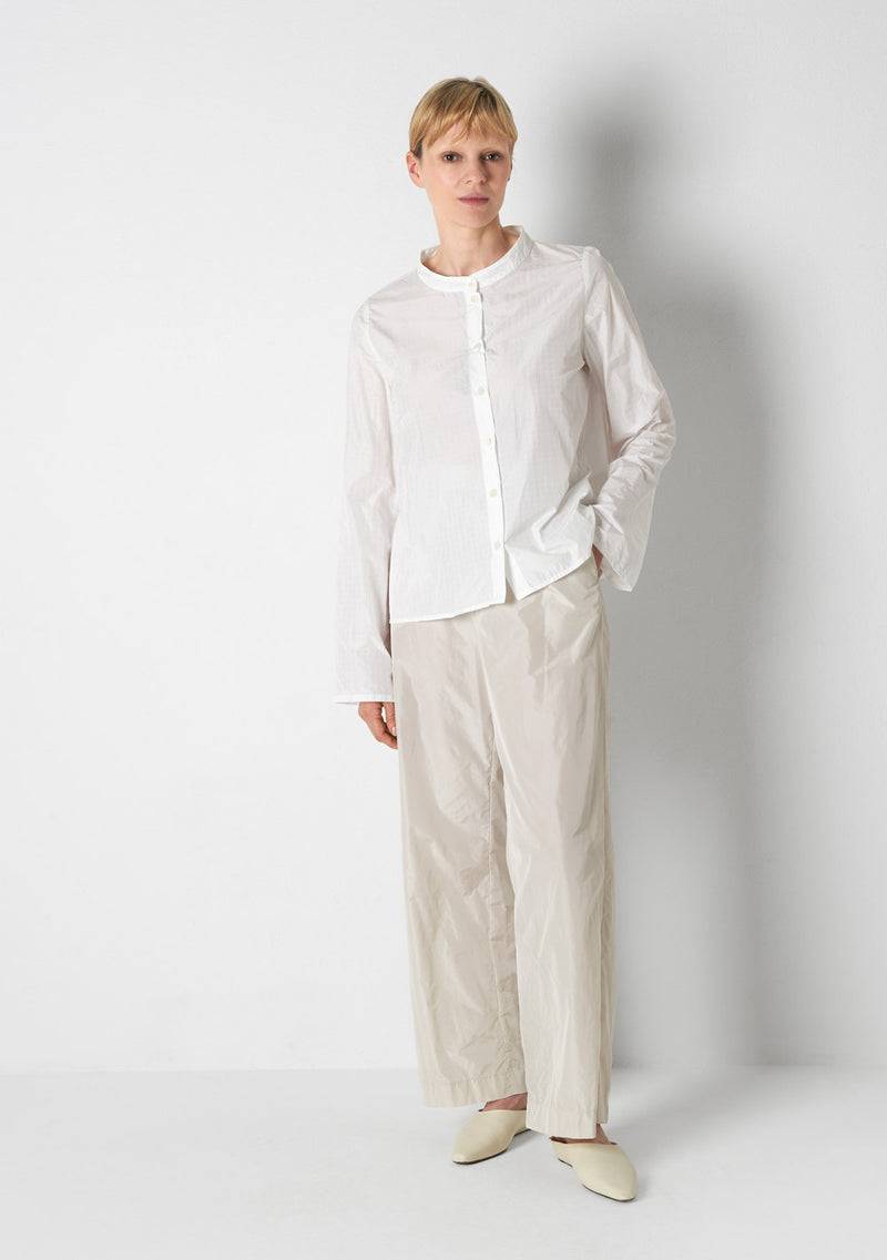 Katharina Hovman Japanbluse RIBSTOP, white Muttertagsangebot