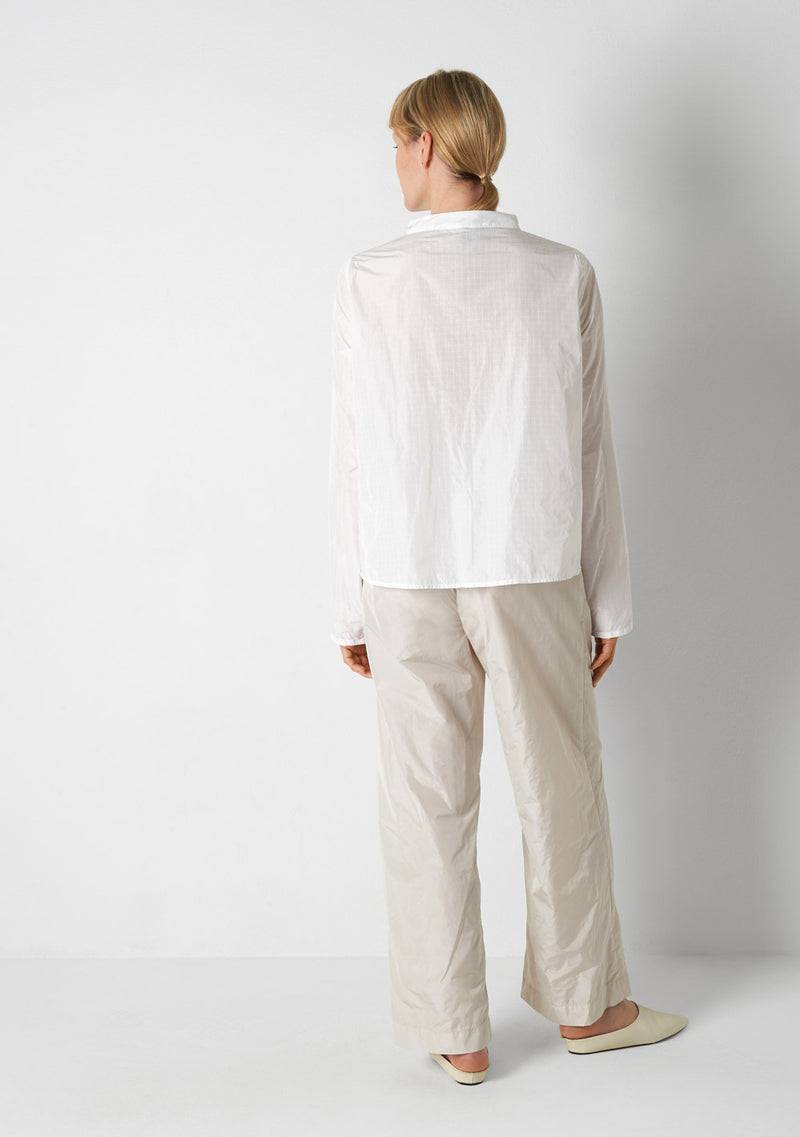 Katharina Hovman Japanbluse RIBSTOP, white Muttertagsangebot