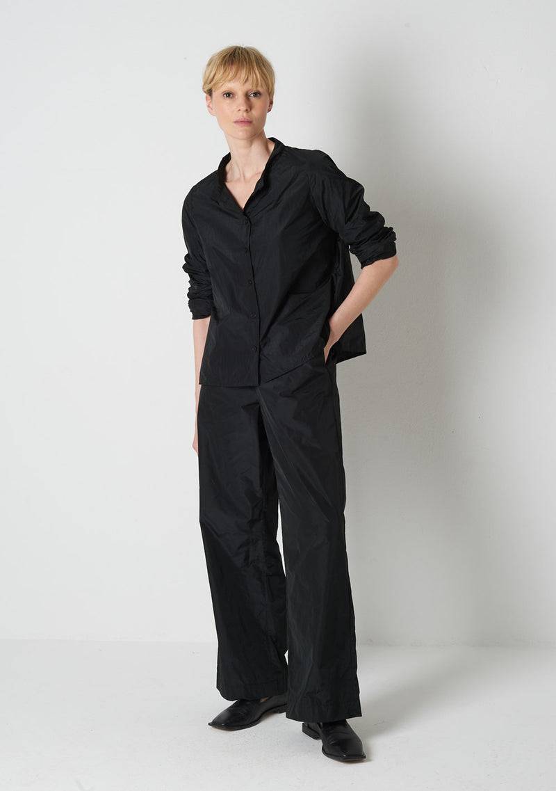 Katharina Hovman Japanbluse RIBSTOP, black Valentinstagsangebot
