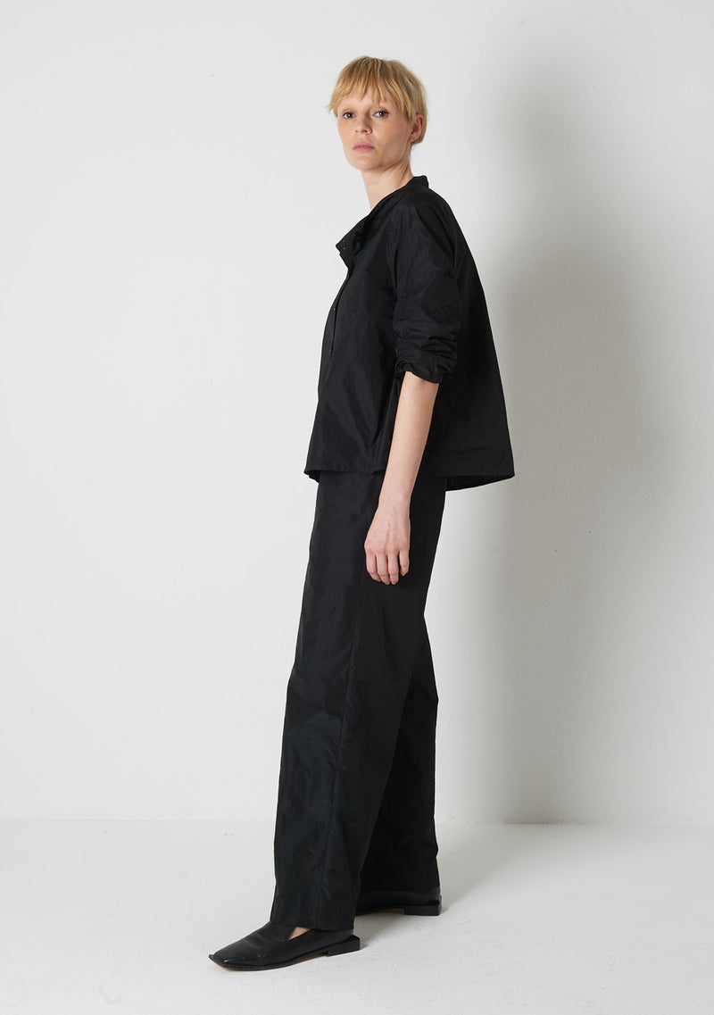 Katharina Hovman Japanbluse RIBSTOP, black Valentinstagsangebot