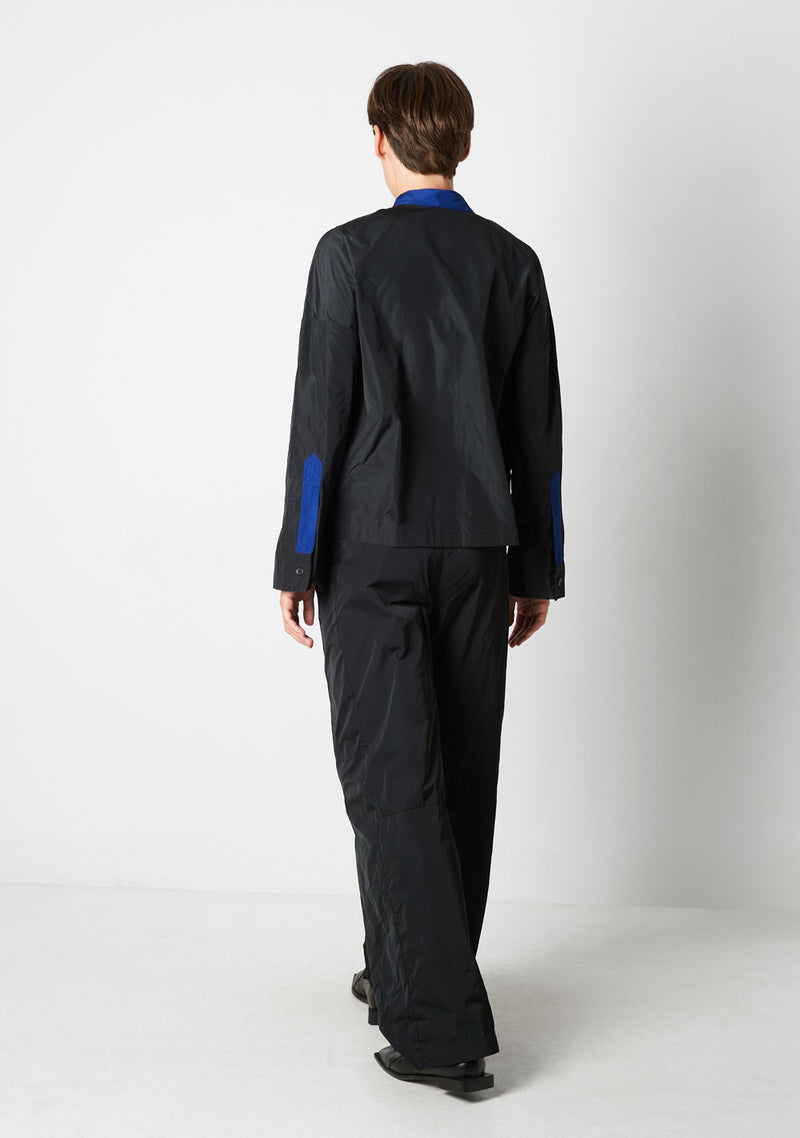 Katharina Hovman Kimonobluse black/royal Cyber Monday