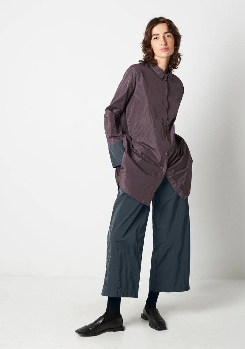 Katharina Hovman Oversizebluse mauve/antra Lagerräumung