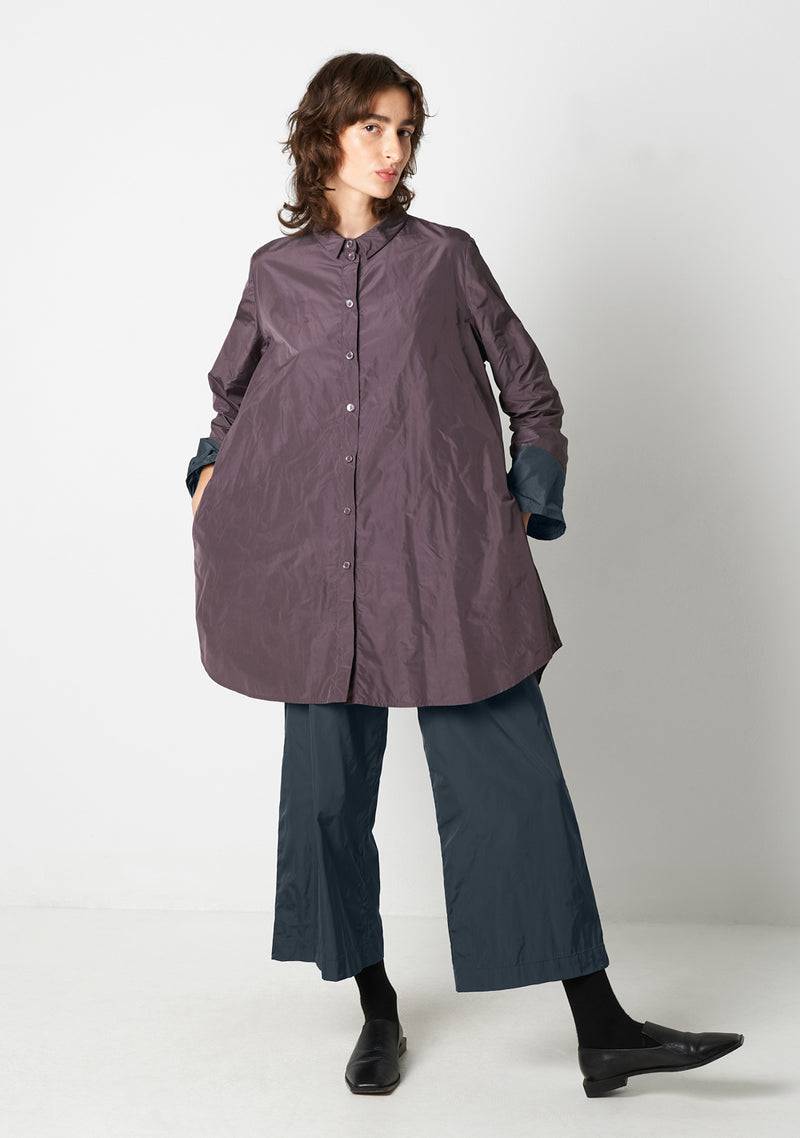 Katharina Hovman Oversizebluse mauve/antra Lagerräumung