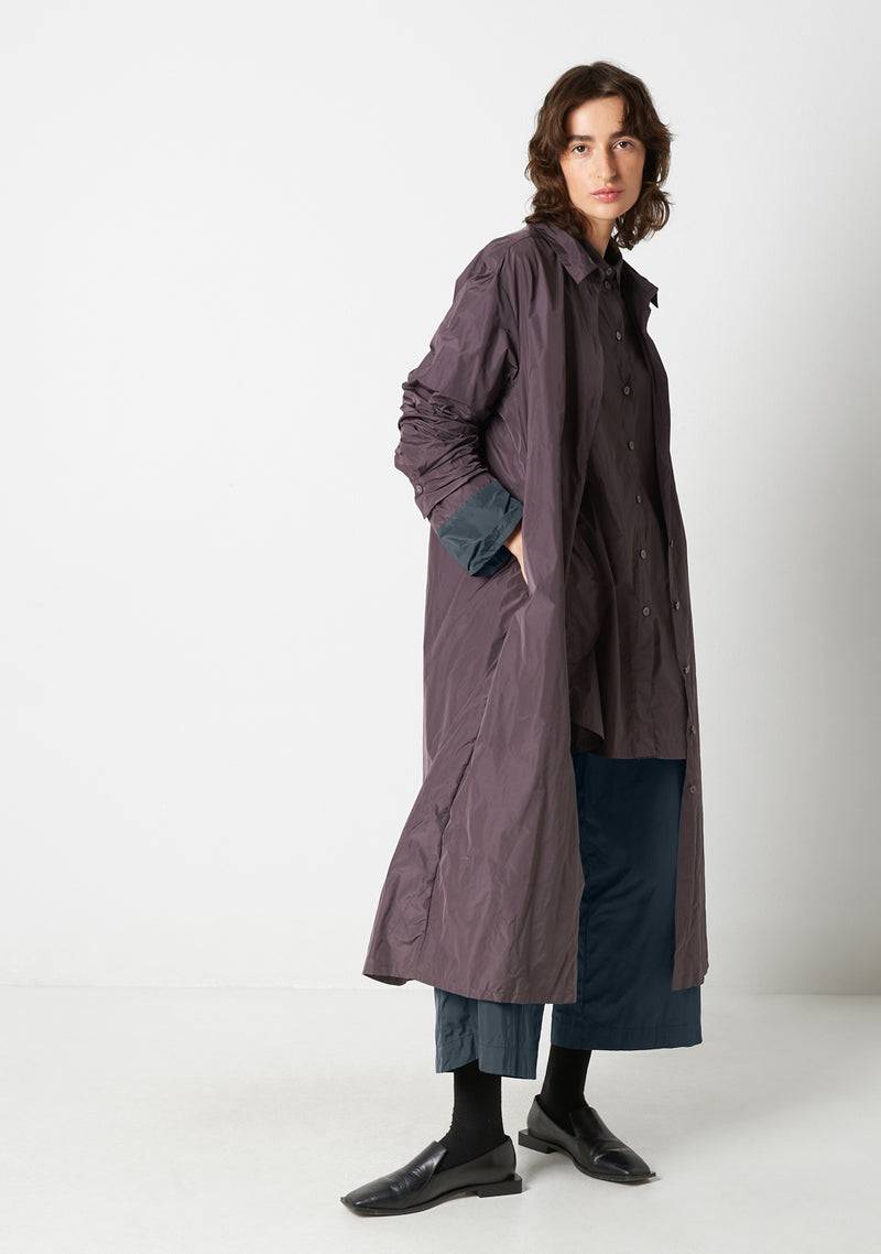Katharina Hovman Oversizebluse mauve/antra Lagerräumung